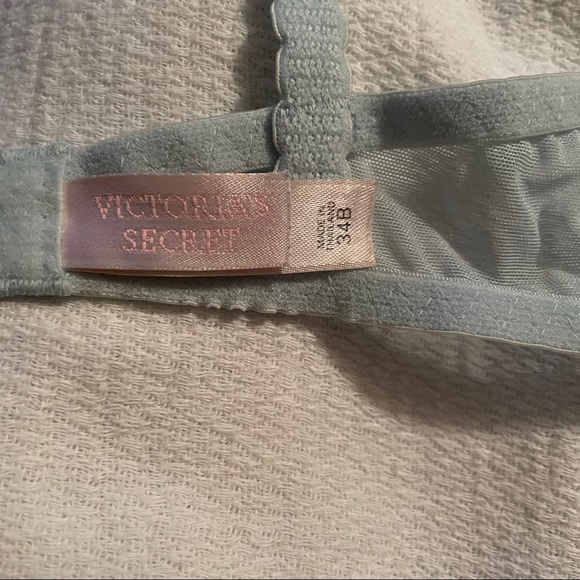 Victoria's Secret Blue Shimmer Lace and Sheer Bra - Picture 3 of 6
